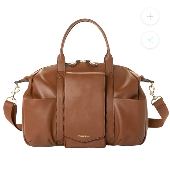 TWELVELITTLE Handbags - TWELVElittle Peek-A-Boo Satchel Diaper Bag with Wipes Pouch & Changing Pad